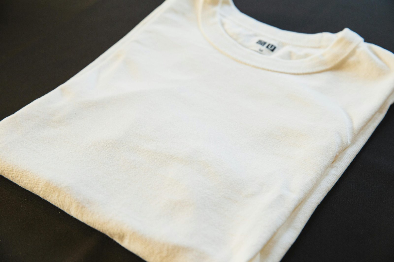 Folded Ivory Basic Tee