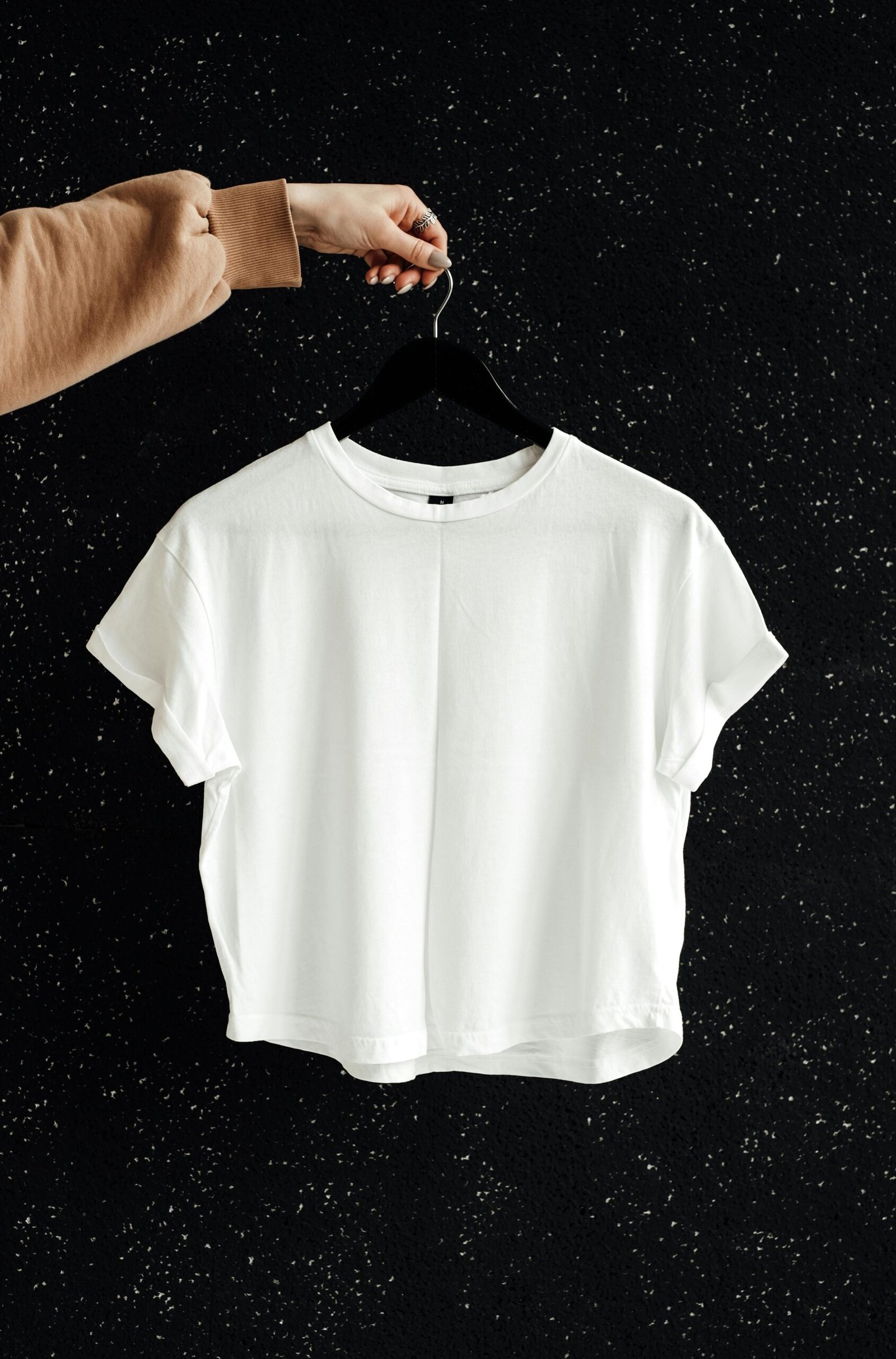 Night Contrast Crop Tee